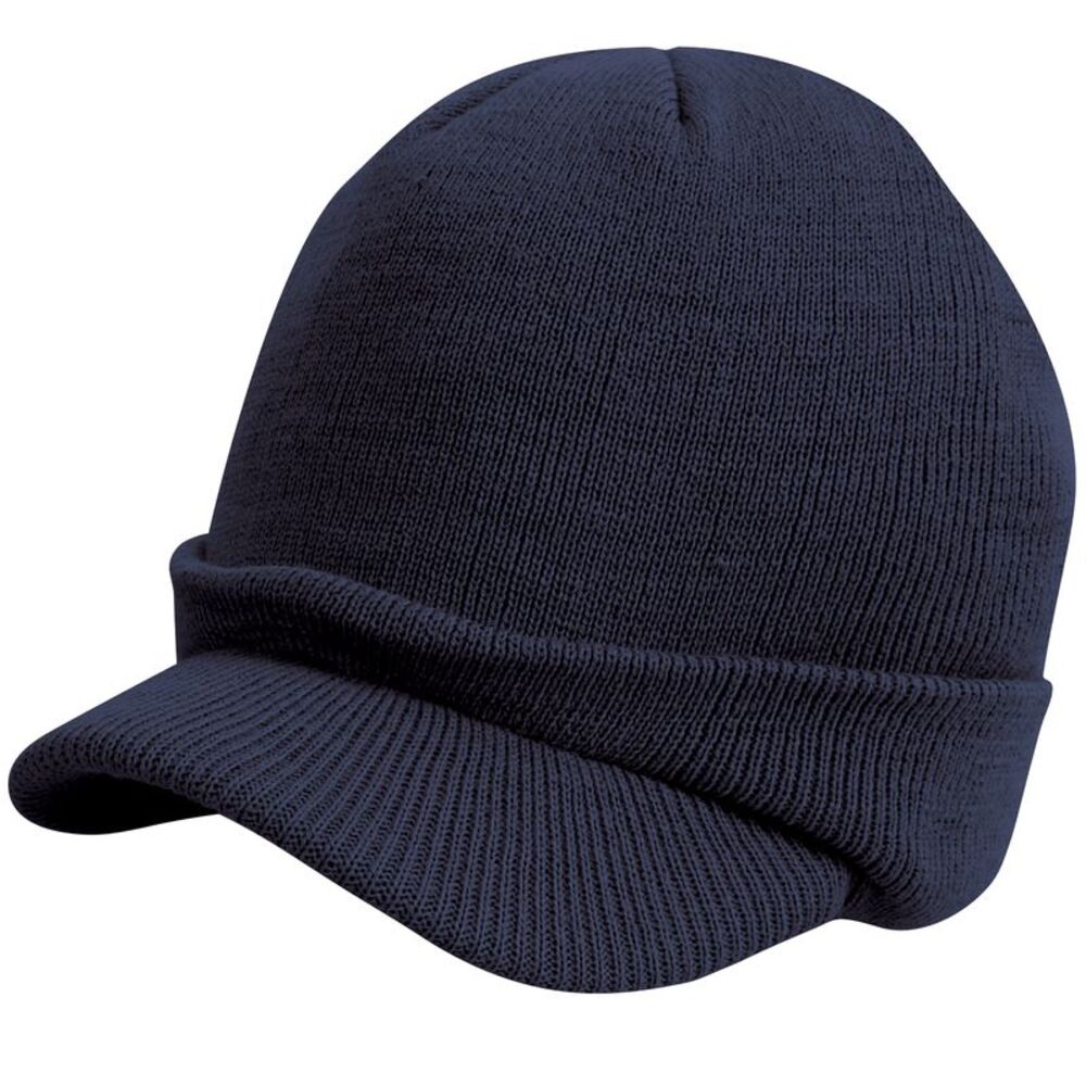 Result Unisex Esco Army Knitted Winter Hat / Navy Blue